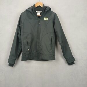 Columbia Sportswear University of Oregon Jacket Womens Medium Black Fleece Lined